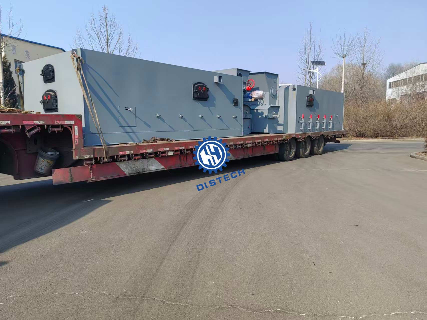 We shipped one 8-ton chain conveyor to Guangdong, custom-made by our partner factory Dalian Huiying Machinery Factory