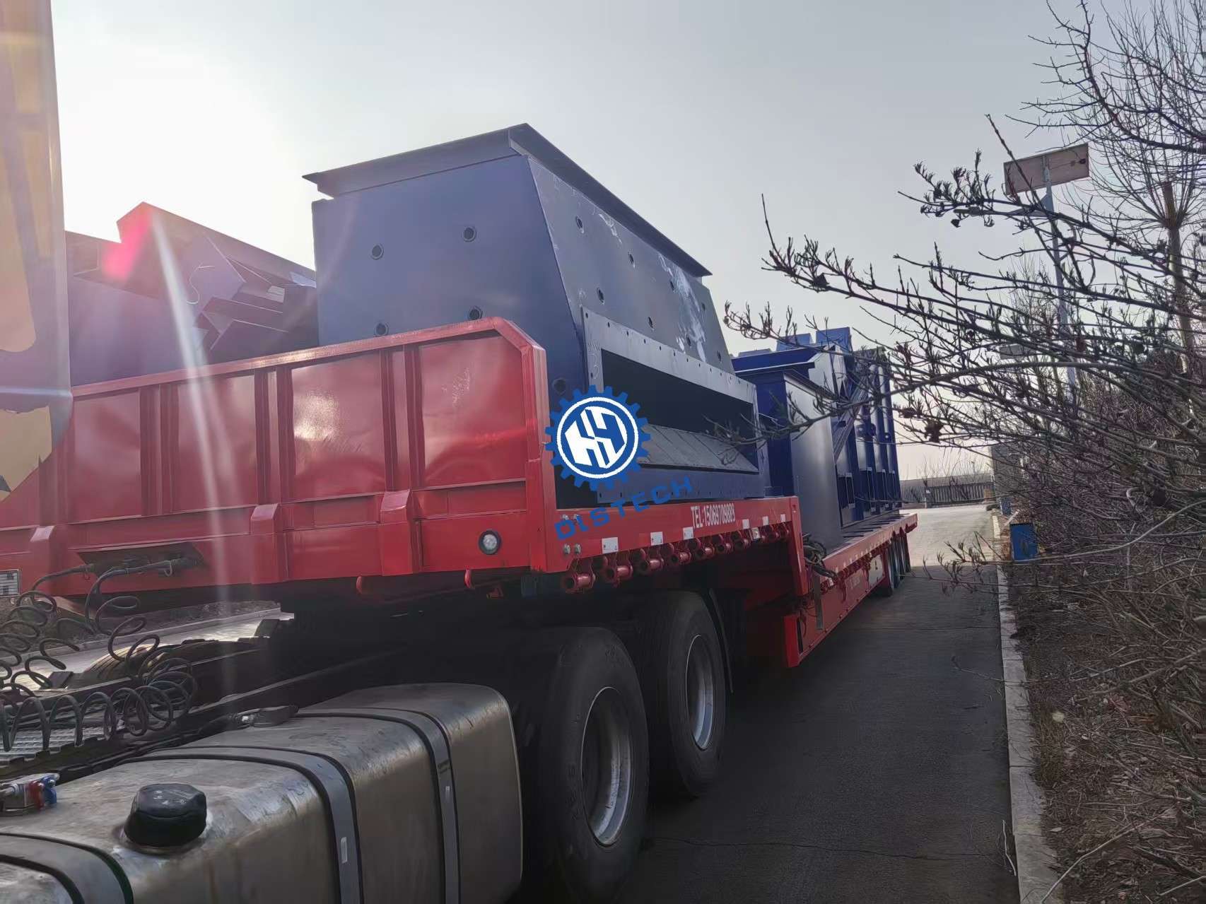 One set of 15-ton reciprocating grate furnaces from Jiangsu has been shipped