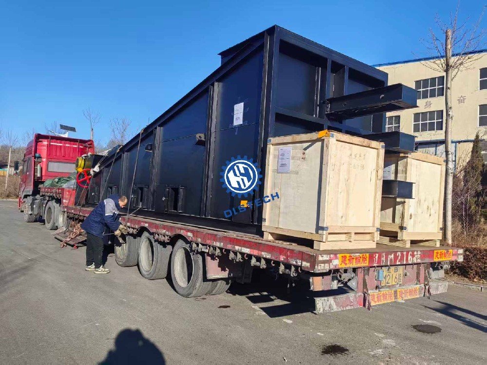 We supplied a 13-ton reciprocating grate to Henan