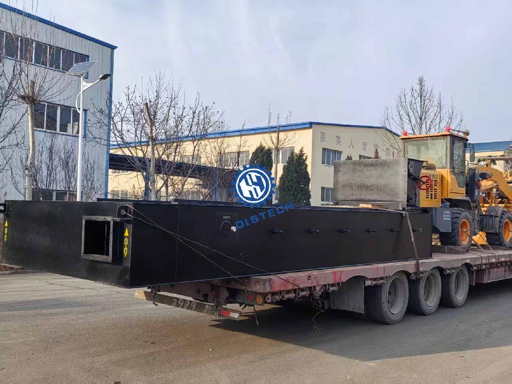We supplied a custom 6-ton chain grate to a Jiangsu client