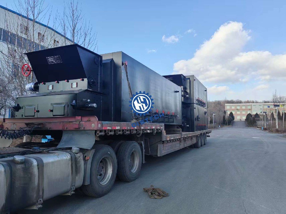 We supplied three 6-ton chain grates to Guangdong