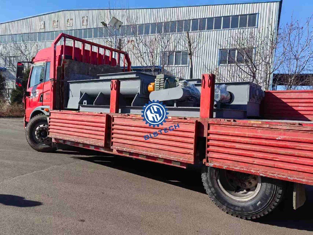 We supplied twin-screw feeders