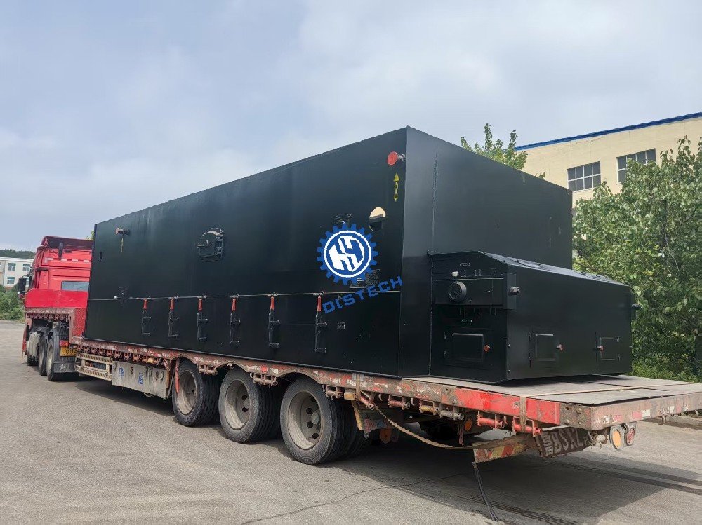 We supplied a 10-ton chain grate to Henan